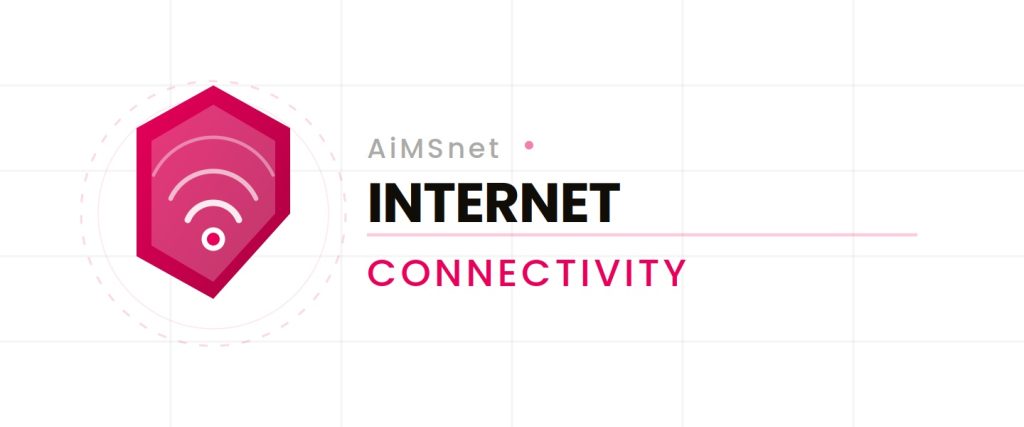 aimsnets internet connectivity logo light