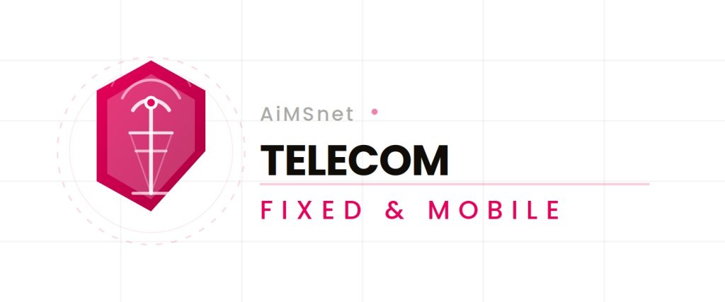 aimsnets telecommunications logo light